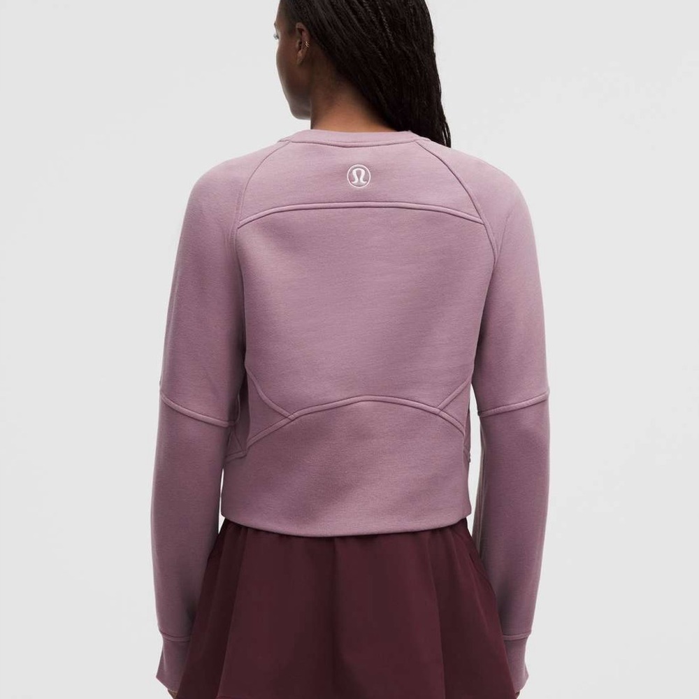Lavender Lux Light Ivory Scuba Oversized Pullover *Wordmark Lululemon - Picture 7 of 7